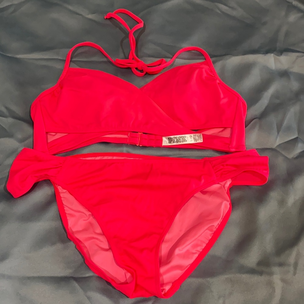 Pink swimsuit